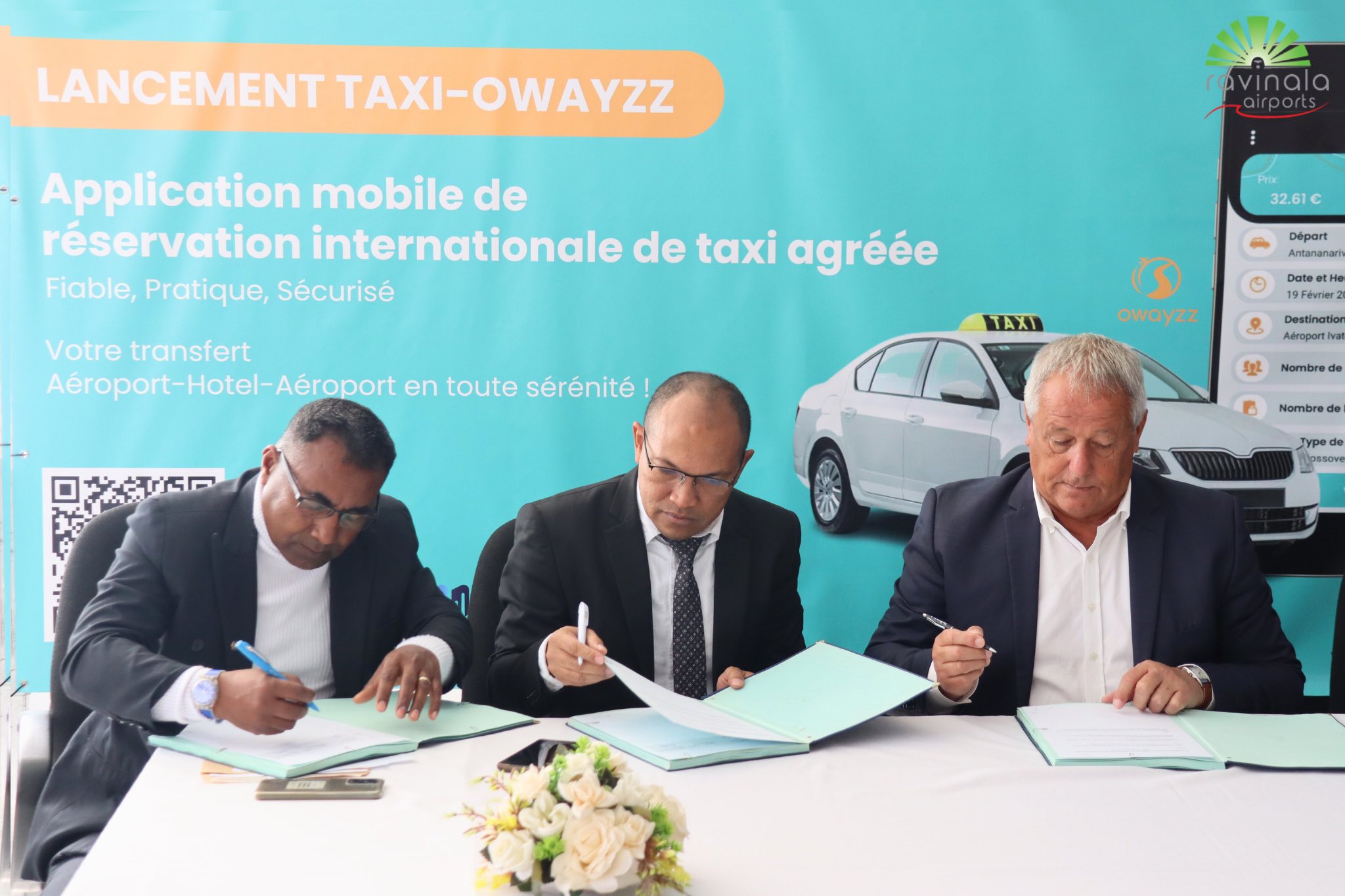 Réservez votre taxi agréé à l’Aéroport d’Antananarivo, en toute sérénité, avec l’application Taxi-Owayzz !