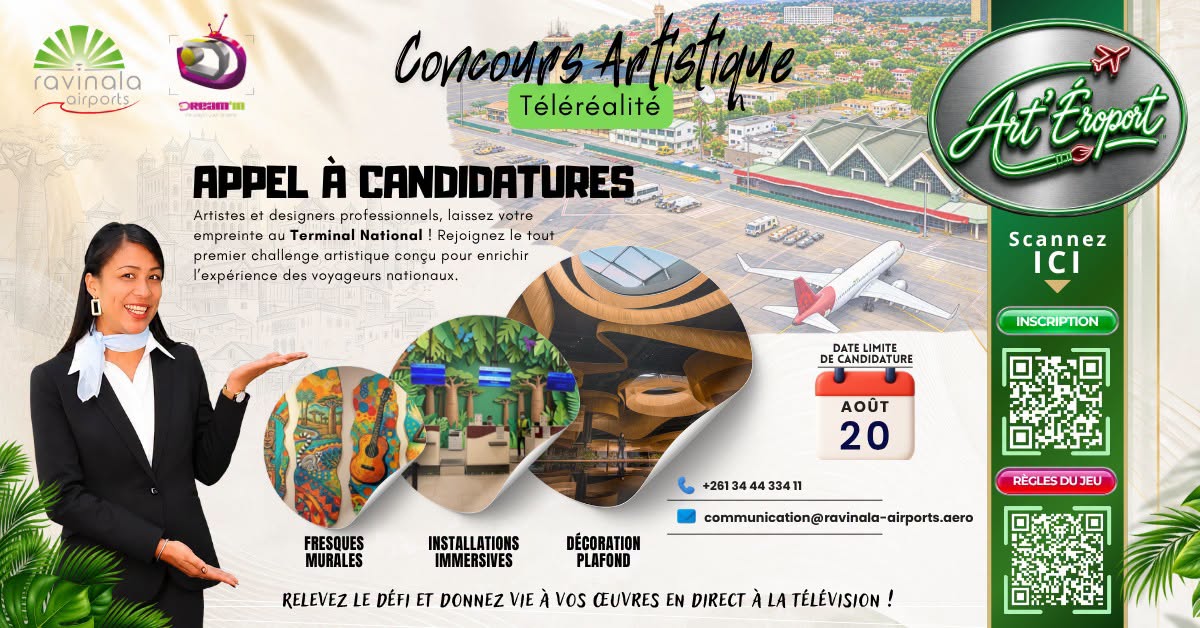 Participez à l’émission TV « Concours Art’Éroport 2026 »